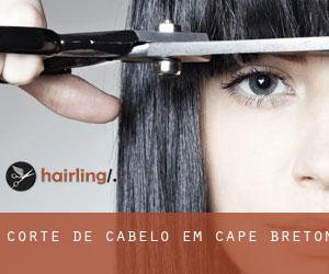 Corte de cabelo em Cape Breton