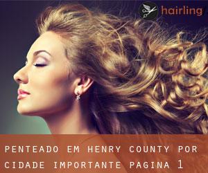 Penteado em Henry County por cidade importante - página 1